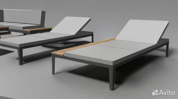 Шезлонг, мебель для террасы (Садовая мебель)