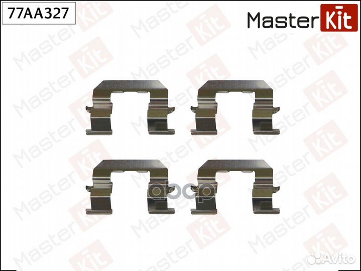 Комплект установочный тормозных колодок nissan