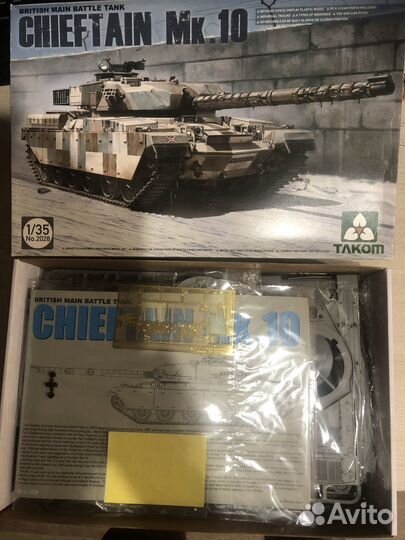 «takom» британский основной танк chieftain Mk.10