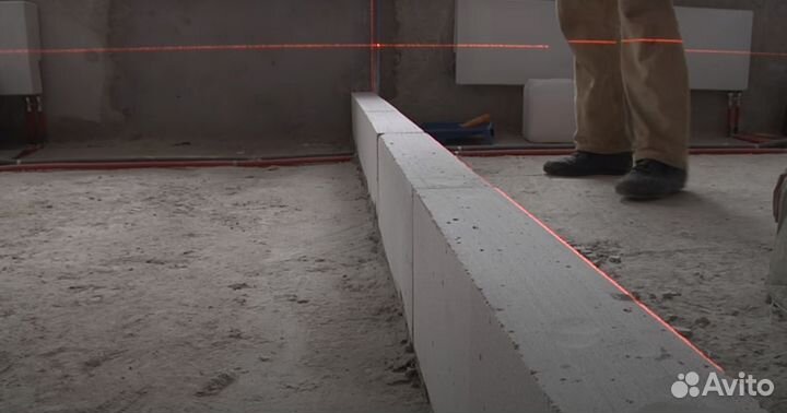 Газобетонный блок поревит прямоугольный