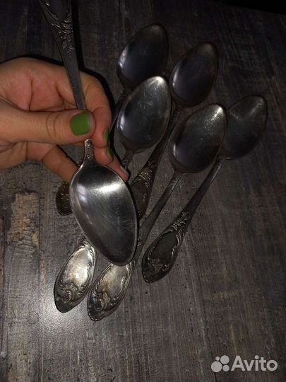 Мельхиор ложки СССР (набор)