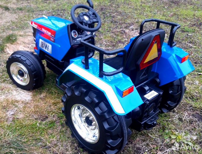 Детский электромобиль-трактор с пультом управления