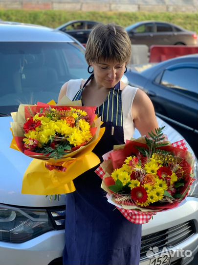 Цветы и букеты на первое сентября