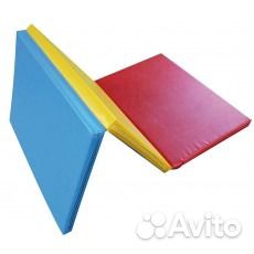 Мат гимнастический 2х1х0.1 м складной