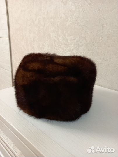 Норковая шапка мужская