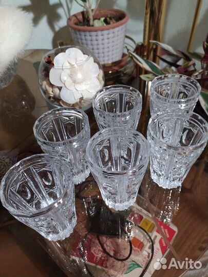Хрустальные стопки СССР