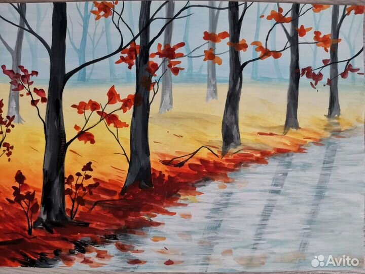 Картина,акварель