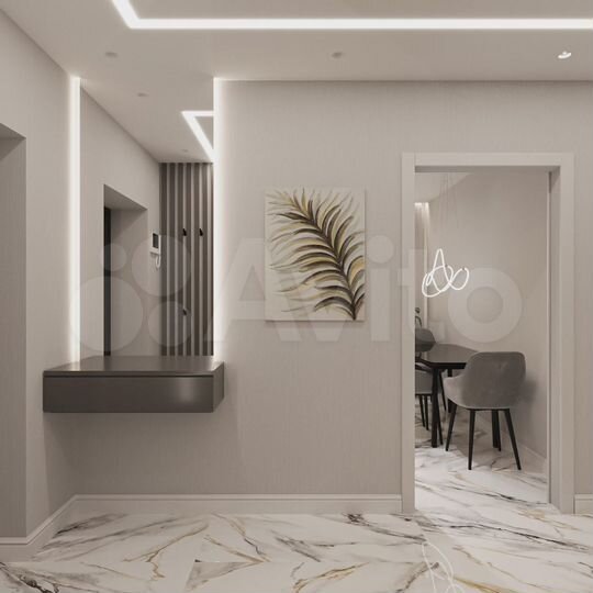 2-к. квартира, 64 м², 1/8 эт.