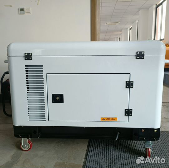 Дизельный генератор 13 кВт G-power однофазный водя