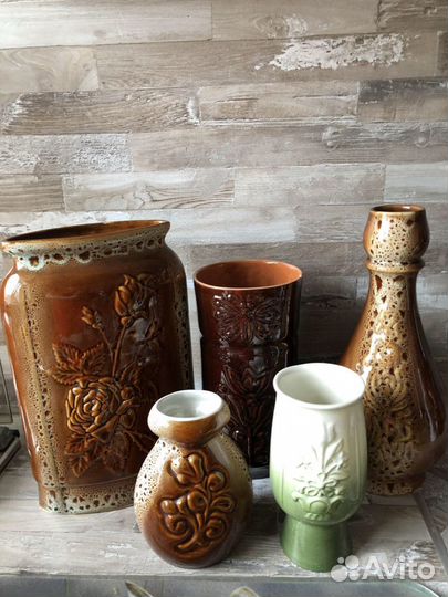 Вазы керамические СССР