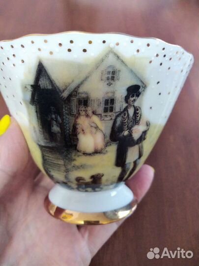 Чайная пара английский фарфор