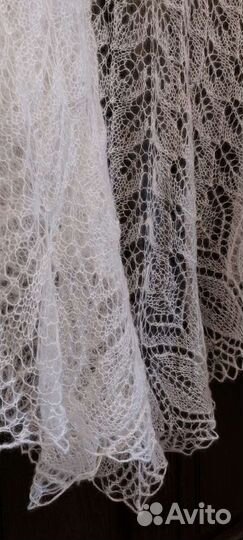 Шаль палантин из мохера