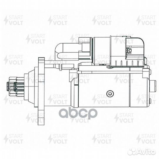 Startvolt LST2802 Стартер для а/м Scania LST280