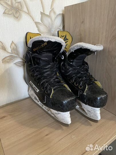 Хоккейные коньки bauer 34 размер