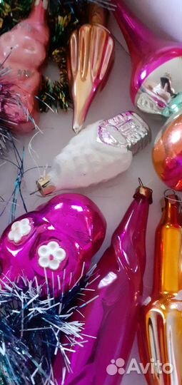 Елочные украшения из СССР