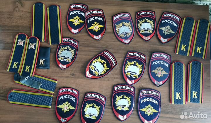 Погоны и шевроны курсанта мвд