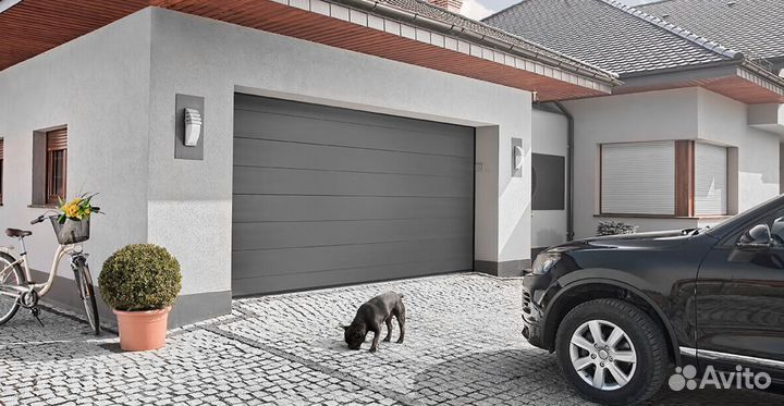 Ворота секционные подъемные