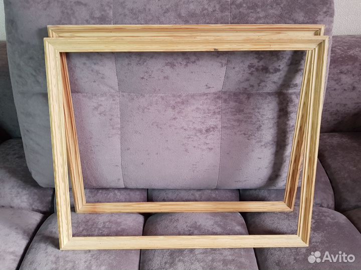 Деревянная рамка для картин рисунков постеров фото