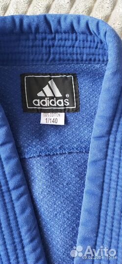 Кимоно для дзюдо adidas 140см