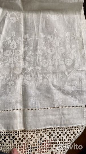 Рушник лен Вологодское кружево