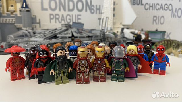 Lego Super Heroes Marvel DC фигурки