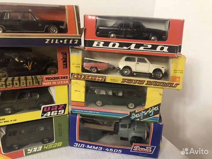 Модели автомобилей 1:43 СССР