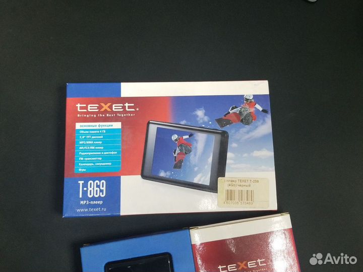 Mp3 плеер Texet T-869 4Gb (Новый)