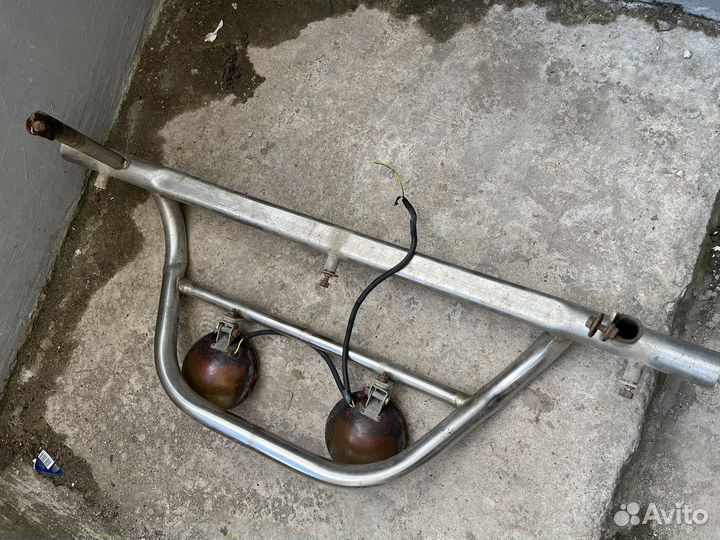 Кенгурятник нержавейка