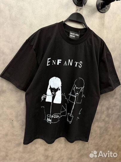 Футболка ERD оверсайз черная