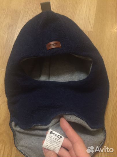 Шапка шлем beezy зима р3 54-56