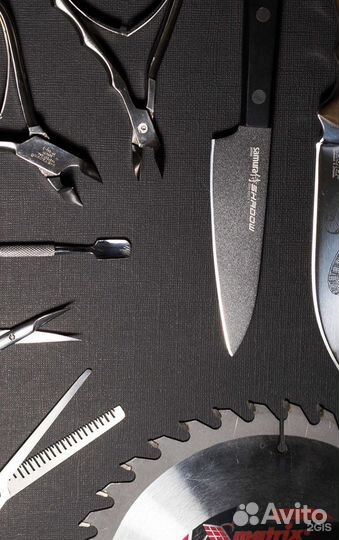 Заточка ножей,ножниц,садового,медицинского и др