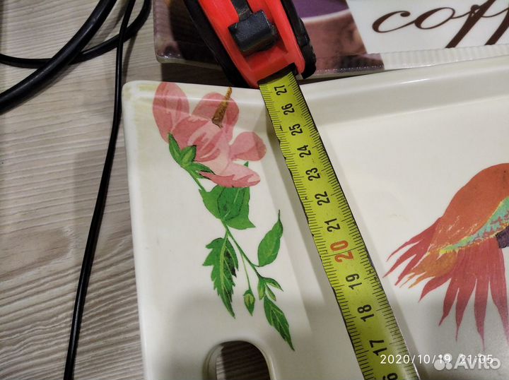 Поднос 38*27, не гнется, 16шт