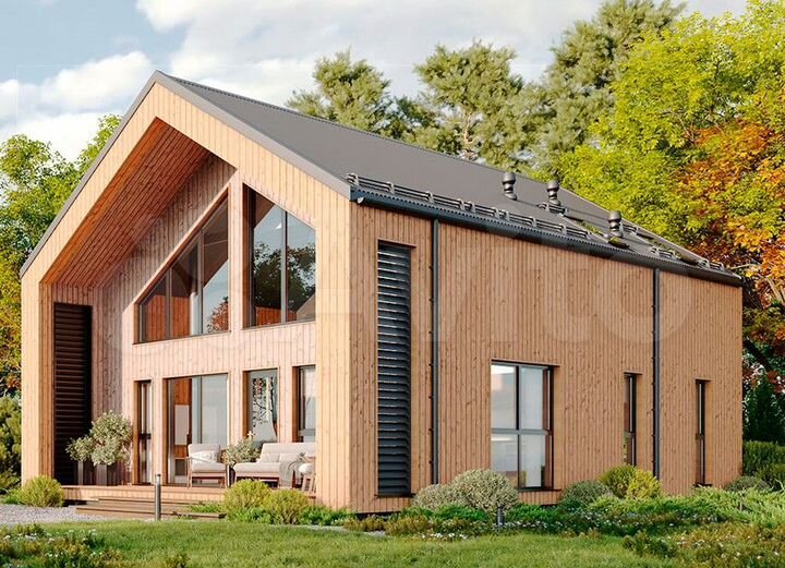 Дом 129 м² на участке 6 сот.