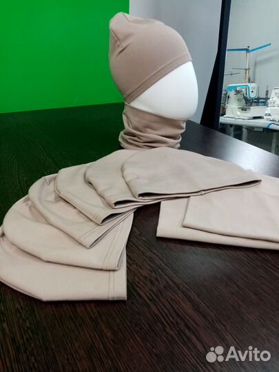 Новые шапка+снуд