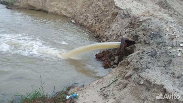 Аренда мощной мотопомпы, Осушение, водопонижение