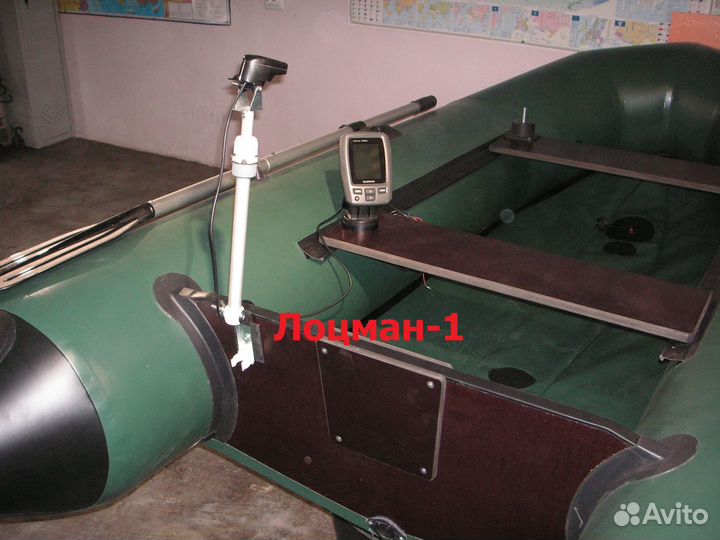 Лоцман1 для датчик эхолота, сухой монтаж на транец