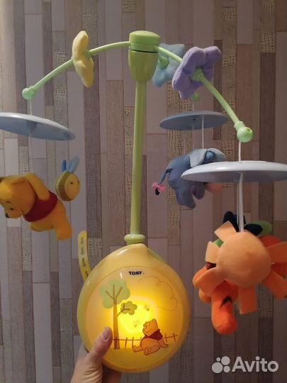 Мобиль музыкальный с подсветкой