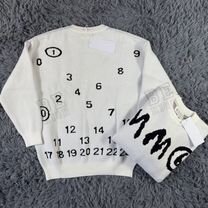 Maison margiela свитер белый MM6