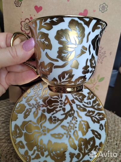 Чайная чашка с блюдцем