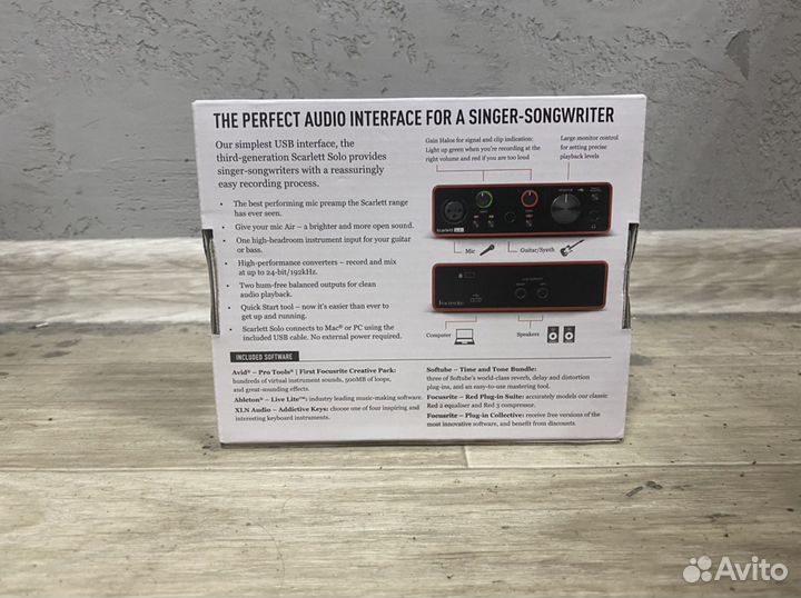 Звуковая карта Focusrite Scarlett Solo 3rd Gen