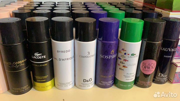 Парфюмированные дезодоранты для тела, оаэ, Турция