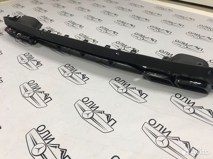 Диффузор AMG 63 насадки на Mercedes w205 классик