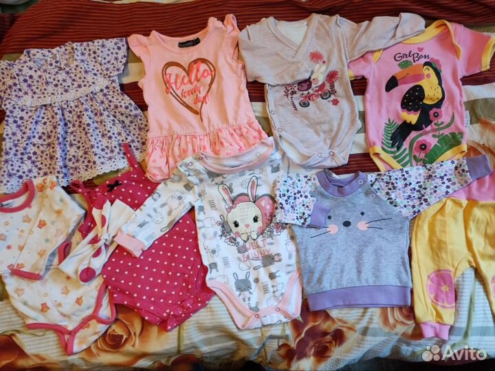 Пакет одежды на девочку 62