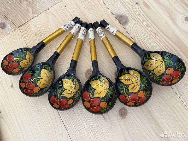 Деревянные ложки хохлома