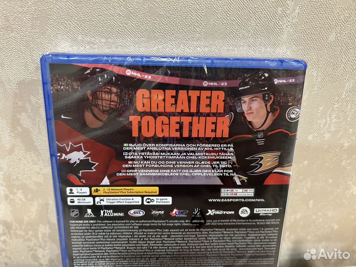 NHL 23 ps5. новый диск