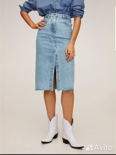 Юбка джинсовая Mango s