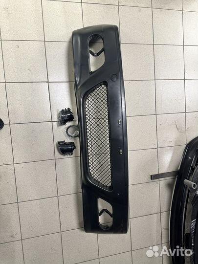 Bmw e46 M3 передний бампер с птф