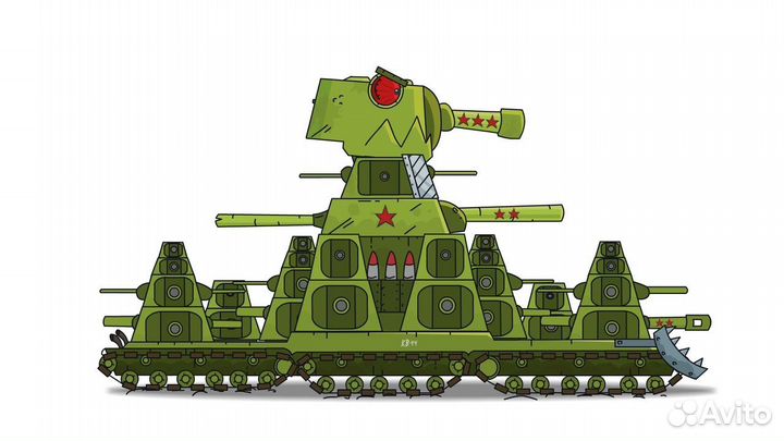 Танк кв-44 из мультика про танки