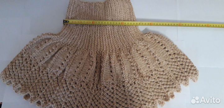 Женский шарф (бежевый)