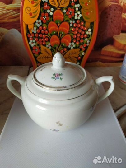 Молочник, сахарница, чайник Вербилки 54 за все